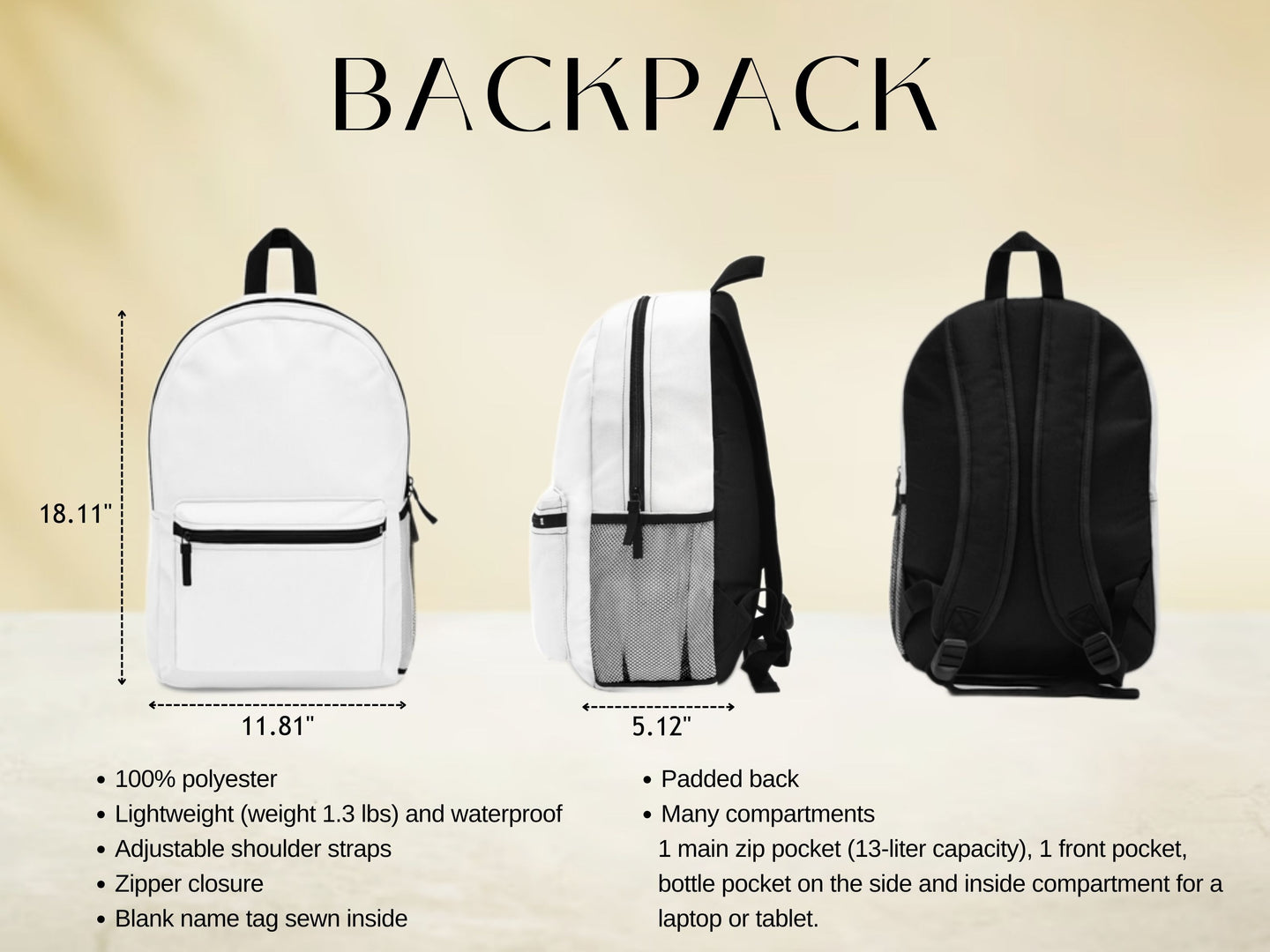 Personalized Backpack dirt bike lunch box and water bottle sets, Back to school boys bag
